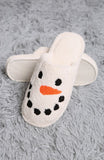Super Lux Snowman Embroidered Slippers