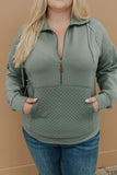 Quinn Quilted Half Zip Pullover
