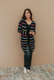 Cozy And Chic Striped Cardigan