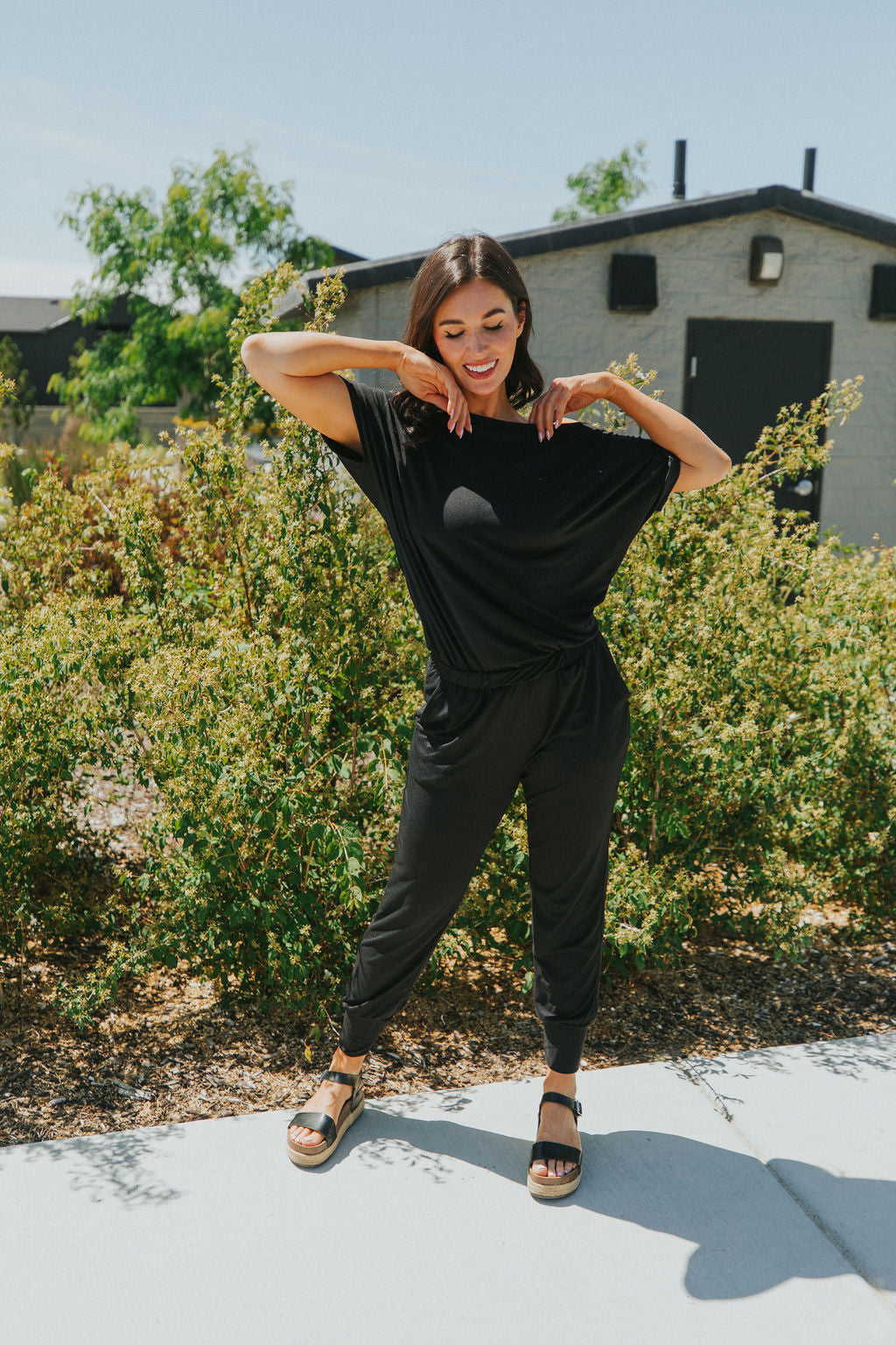 All For You Short Sleeve Jumpsuit