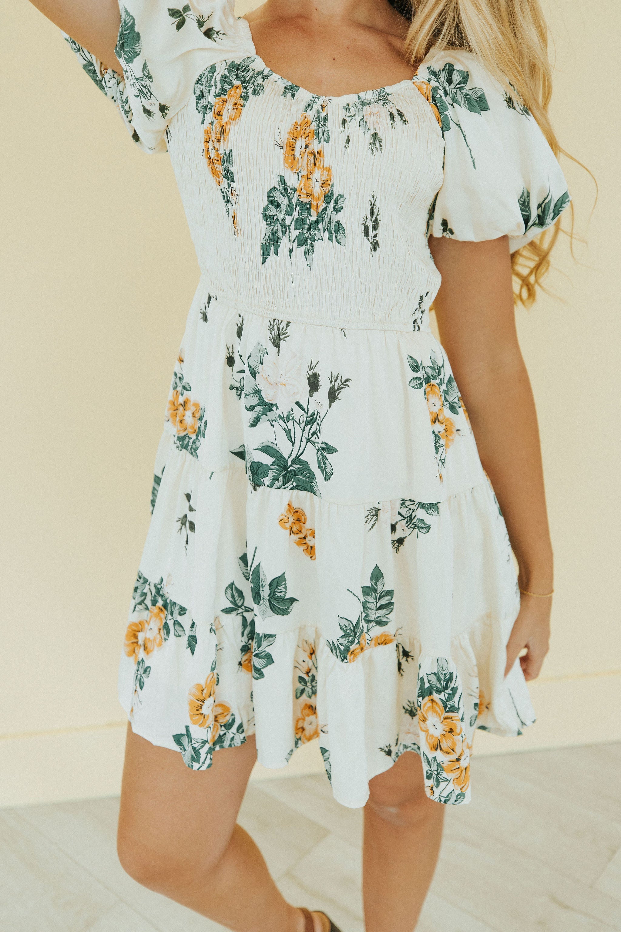 Where To Begin Floral Dress