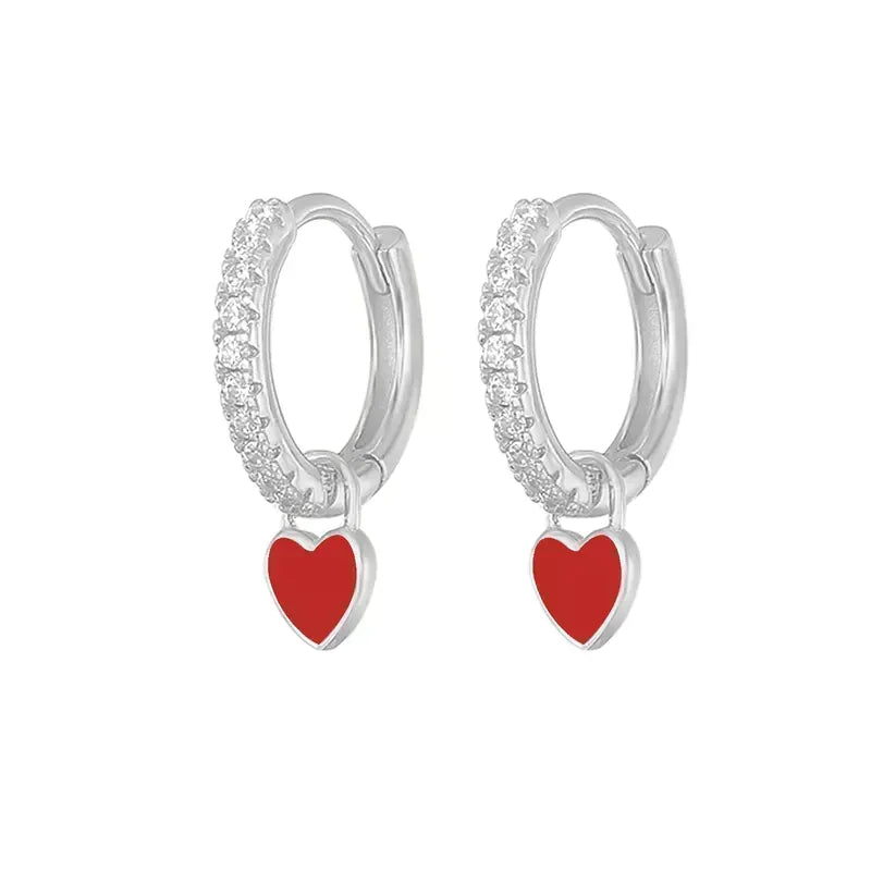 Sterling Silver Heart Earrings Pre-Order
