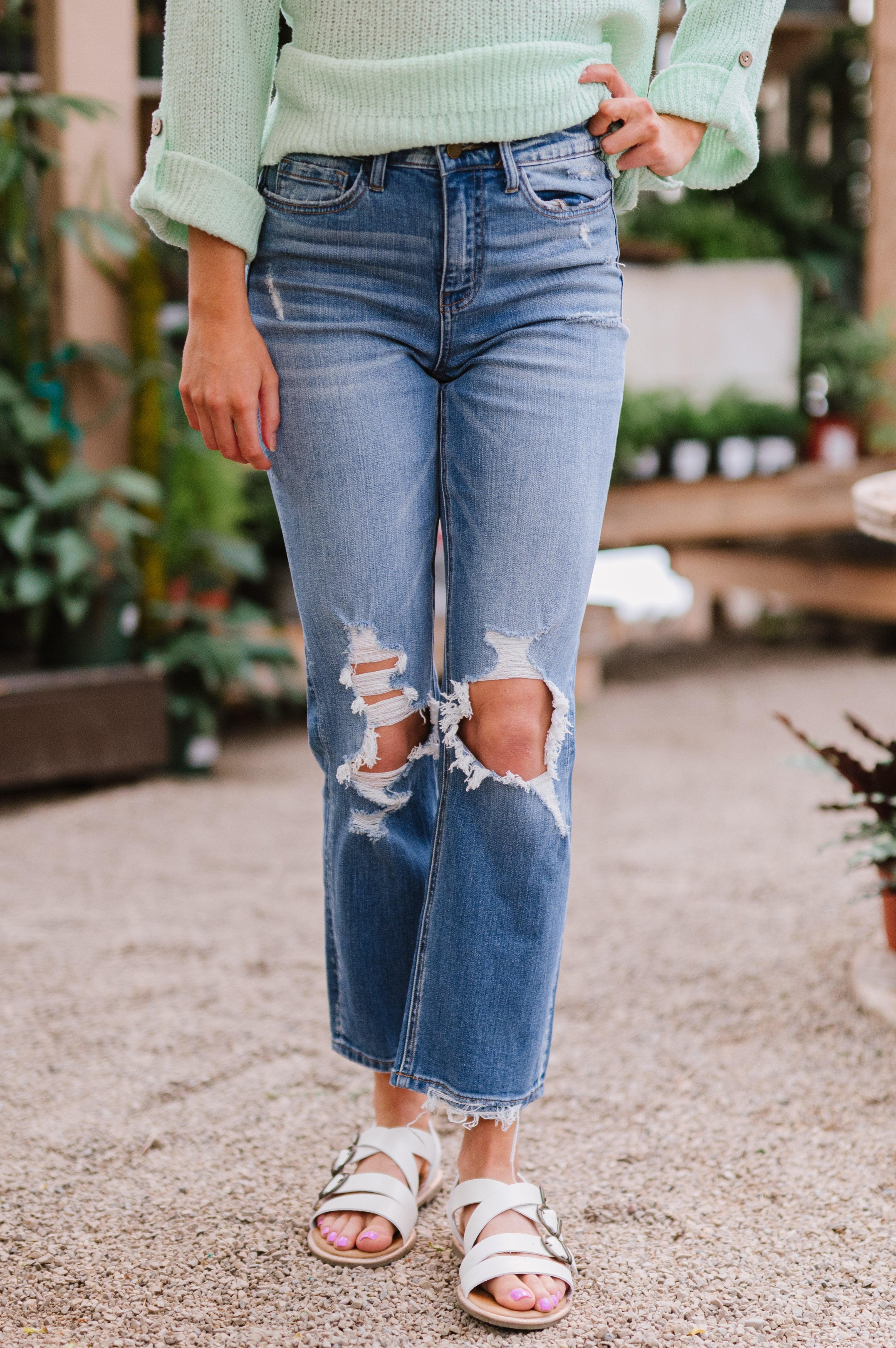 Live For This Distressed Jeans