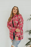 Near To Your Heart Plaid Top