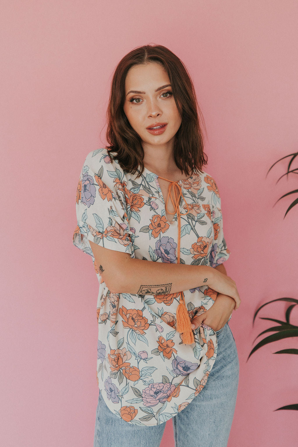 Just You Wait Floral Top